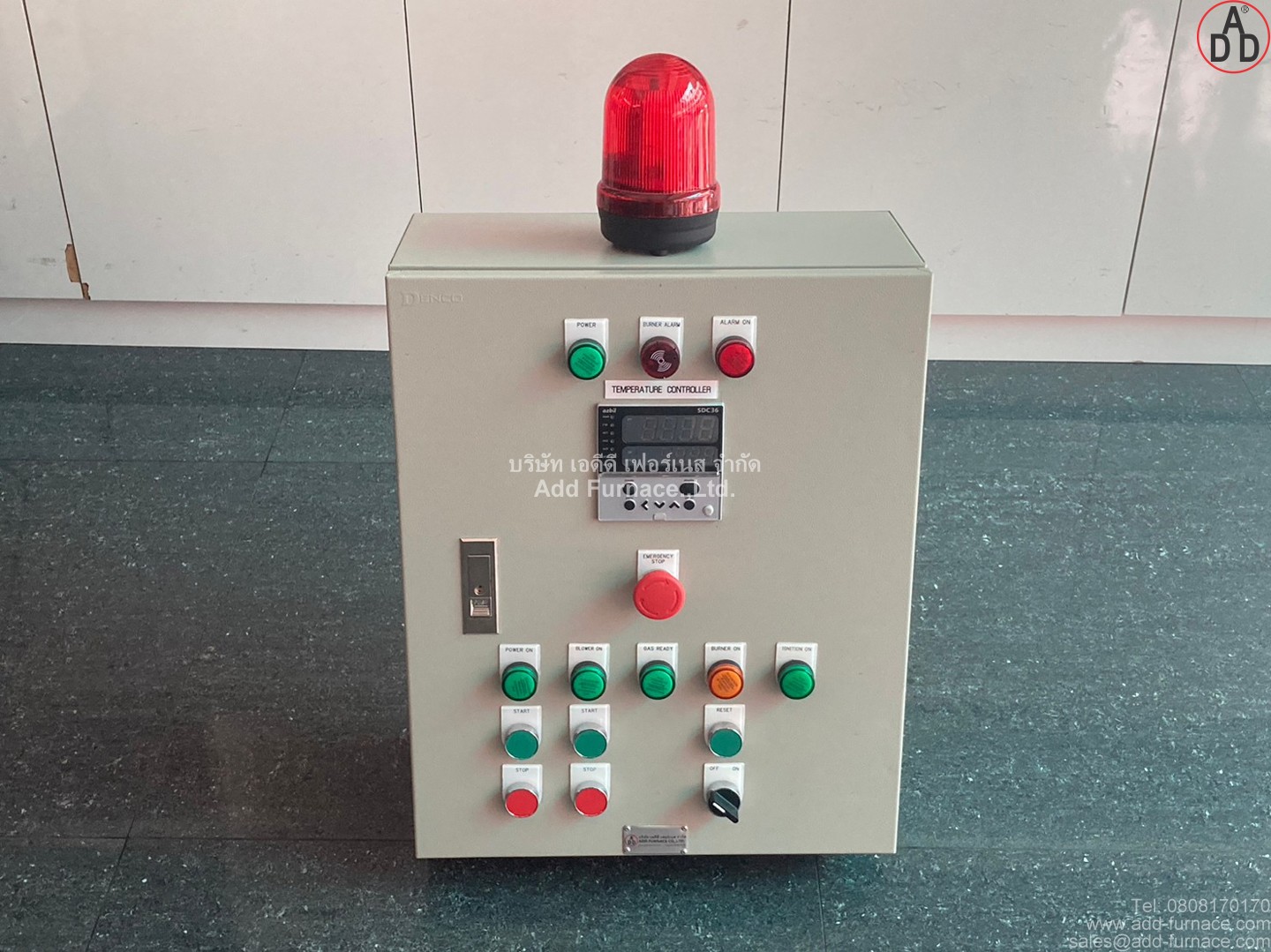 Gas Burner RAH40,80,120,160 Temperature Control Box Separate Out Burner Controller
 (1)